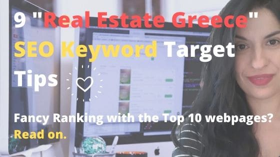 Real Estate SEO Consultant Joanna Vaiou - SEO Keyword Ranking Tips and Insights in Greek Google -