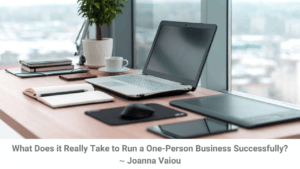 Running a One Person Business Advice - SEO Expert Joanna Vaiou