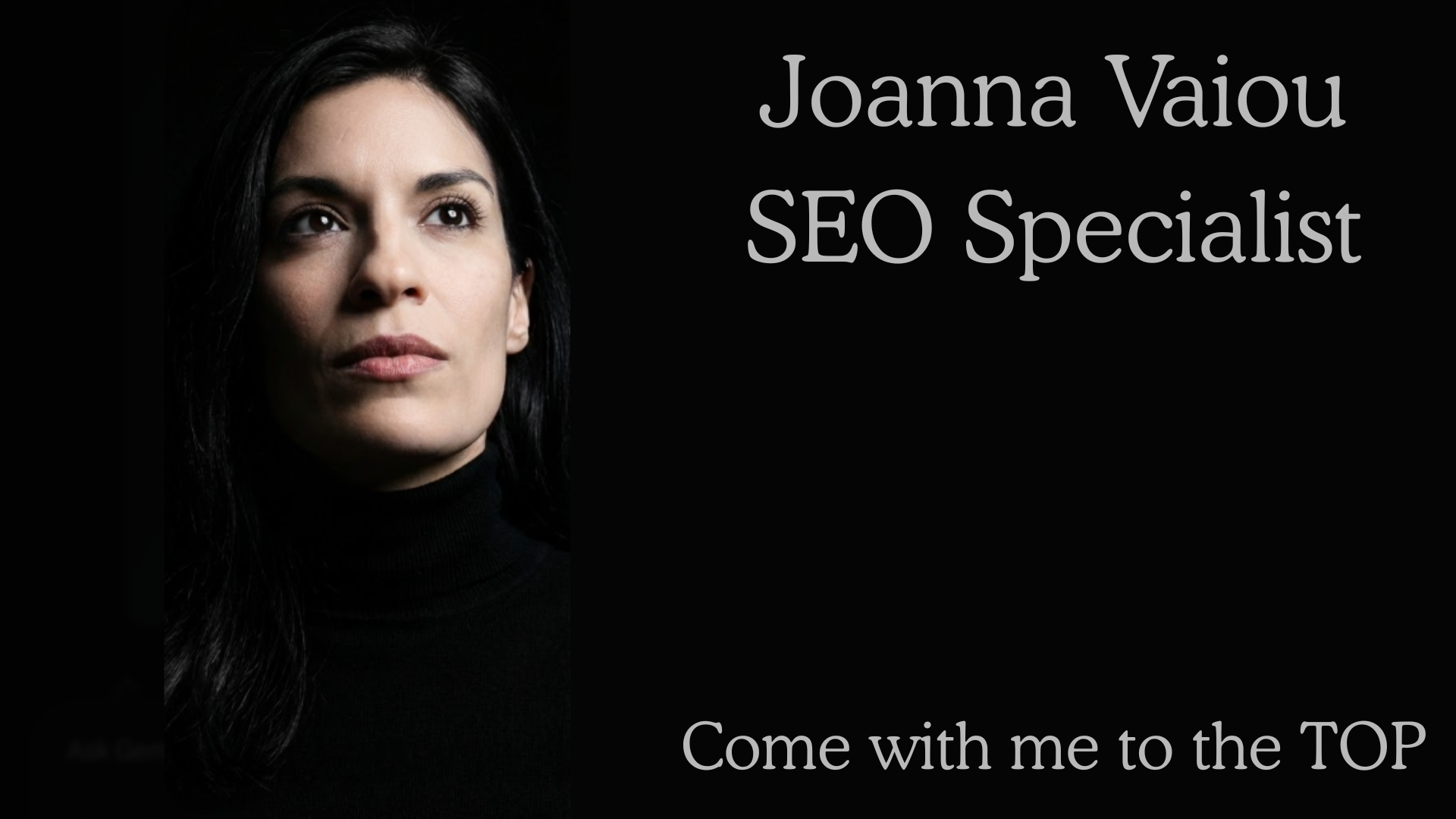 PROFESSIONAL SEO SERVICES Joanna Vaiou